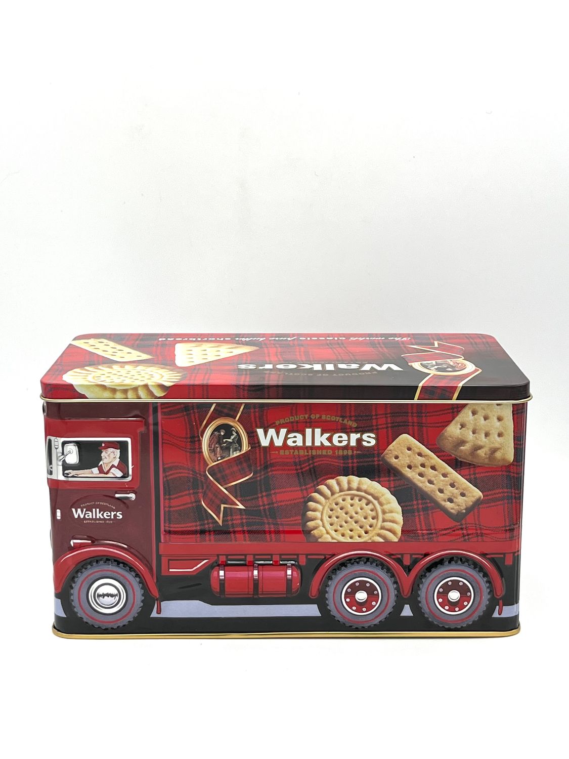 ​Blechdose im LKW-Design von Walkers Shortbread