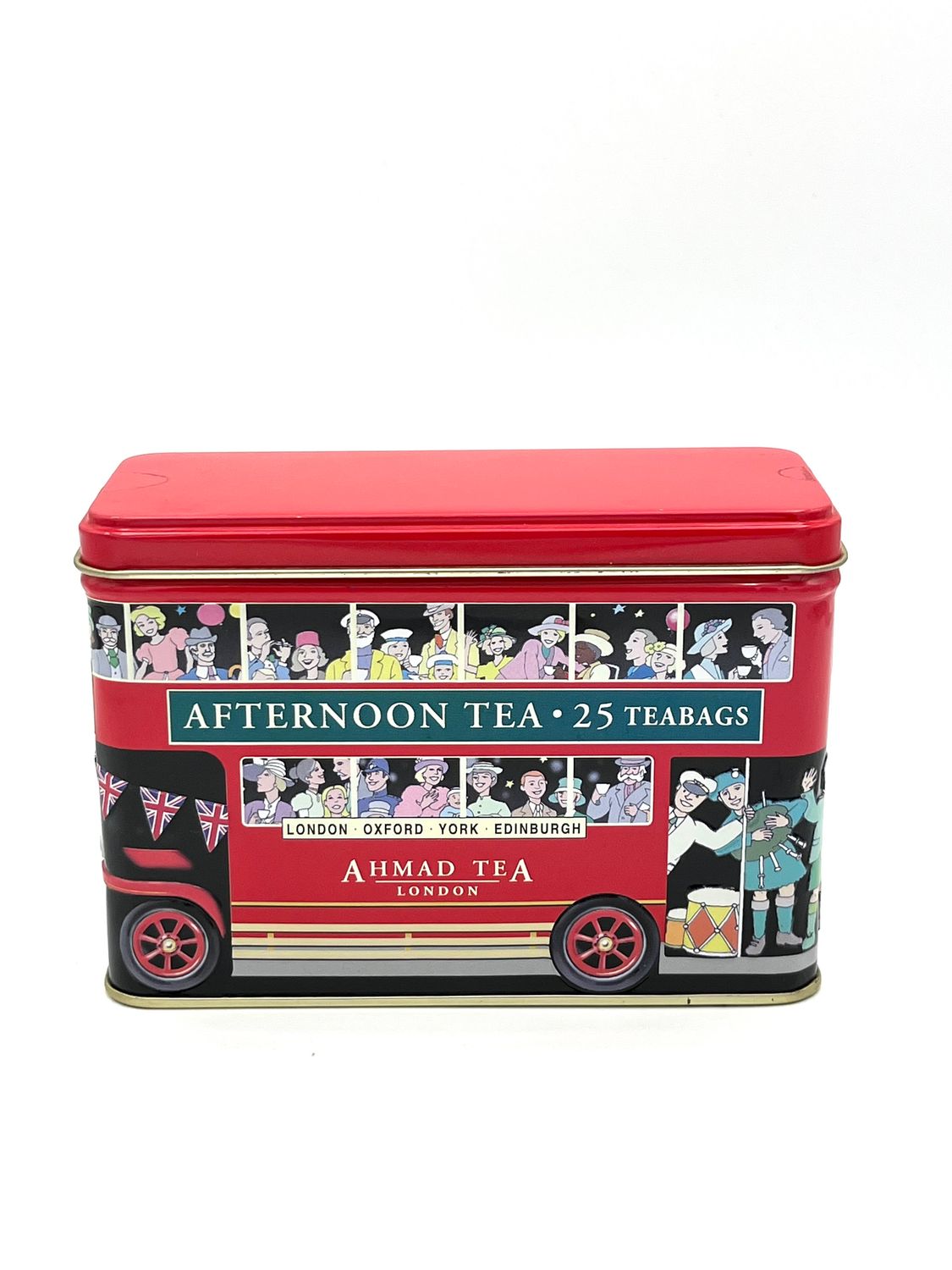 Teedose im Doppeldecker-Design