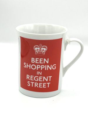Porzellantasse "Been Shopping in Regent Street"