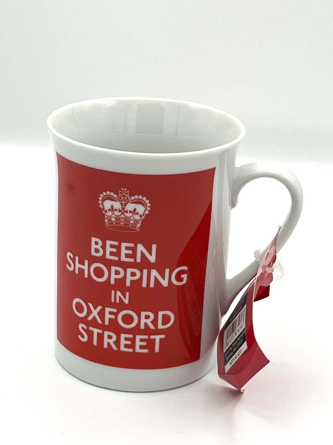 Porzellantasse "Been shopping in Oxford Street"