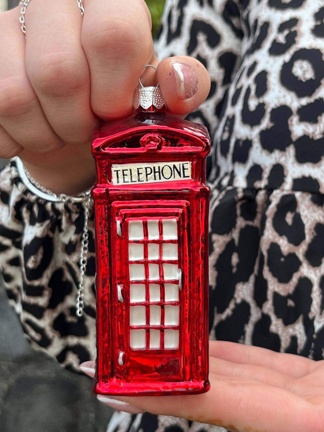 Christbaumanhänger "Englische Telefonzelle"