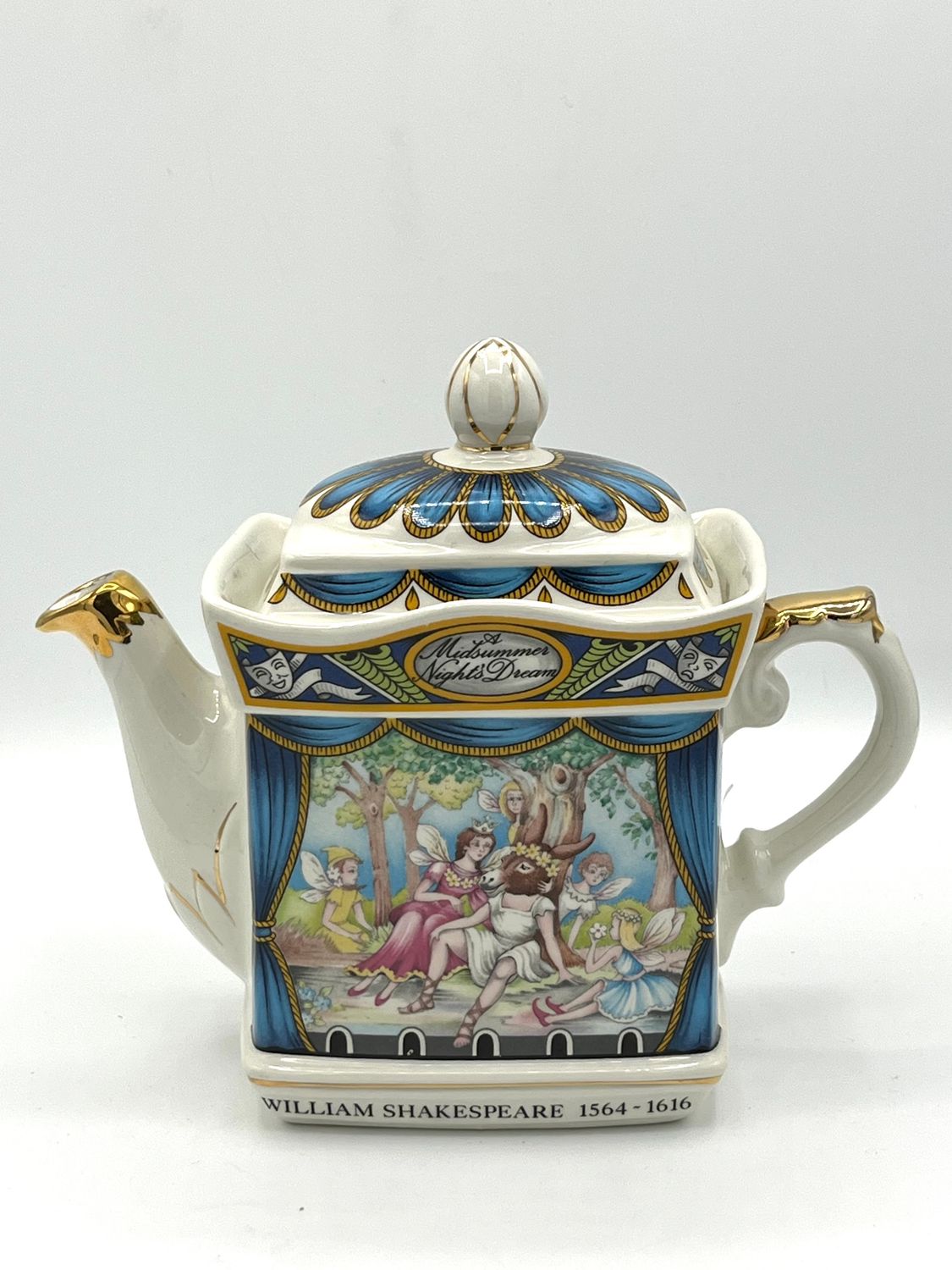 Vintage-Teekanne "Midsummer Night Dream" / Edition William Shakespeare