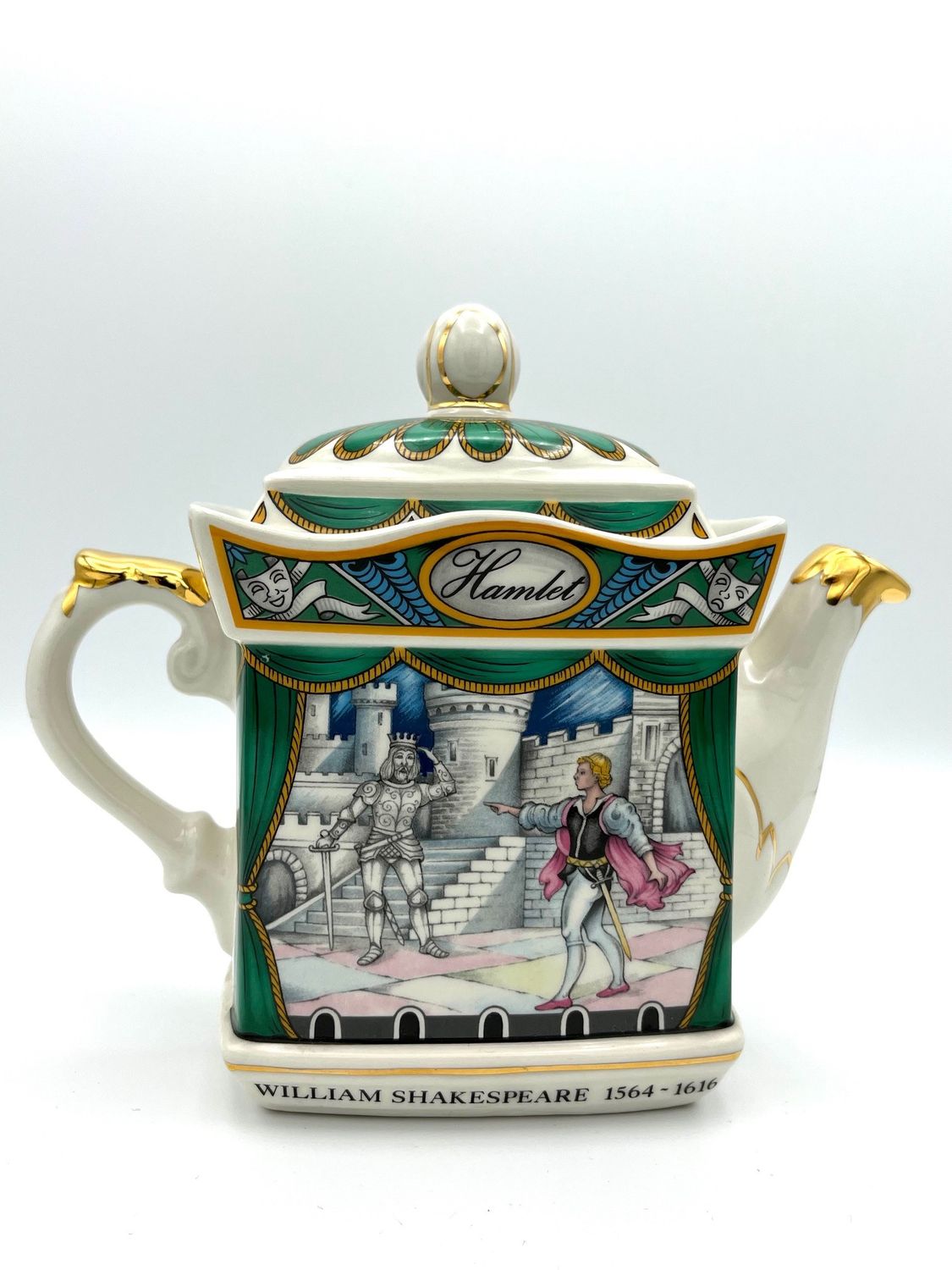 Vintage-Teekanne "Hamlet" / Edition William Shakespeare