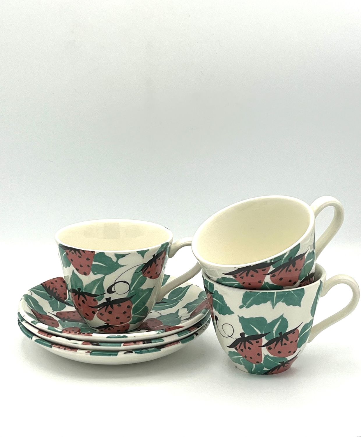 Englisches Vintage-Teeset Garden Fruits (3er Set)