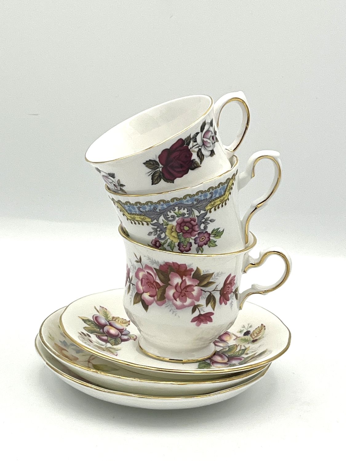 Vintage Mix-&amp;-Match Tea-Time-Set (6-teilig)