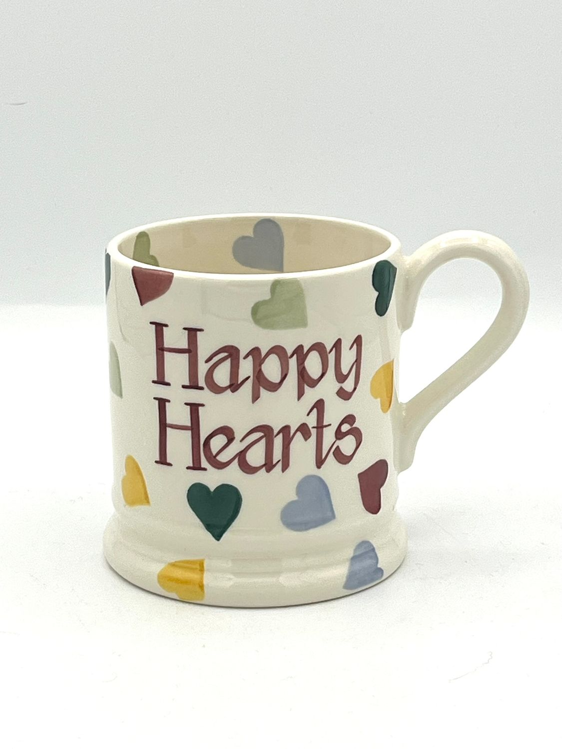 1/2 Pint Mug Happy Hearts