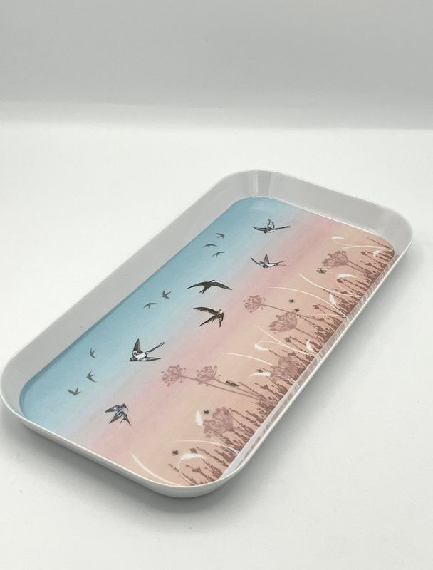 Kleines Sandwich-Tablett aus Melamin Kleines Sandwich-Tablett aus Melamin