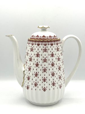 Spode Teekanne "Fleur de Lys“ – Red