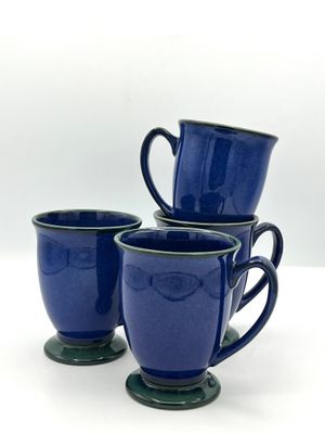 Denby Harlequin Becher mit Fuß im 4er Set Denby Harlequin Becher mit Fuß im 4er Set