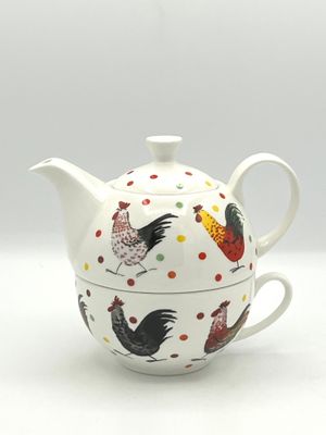 Tea for one Set "Rooster"