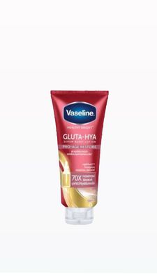 Vaseline Gluta Hya Serum Burst Lotion (Pro - Age Restore)