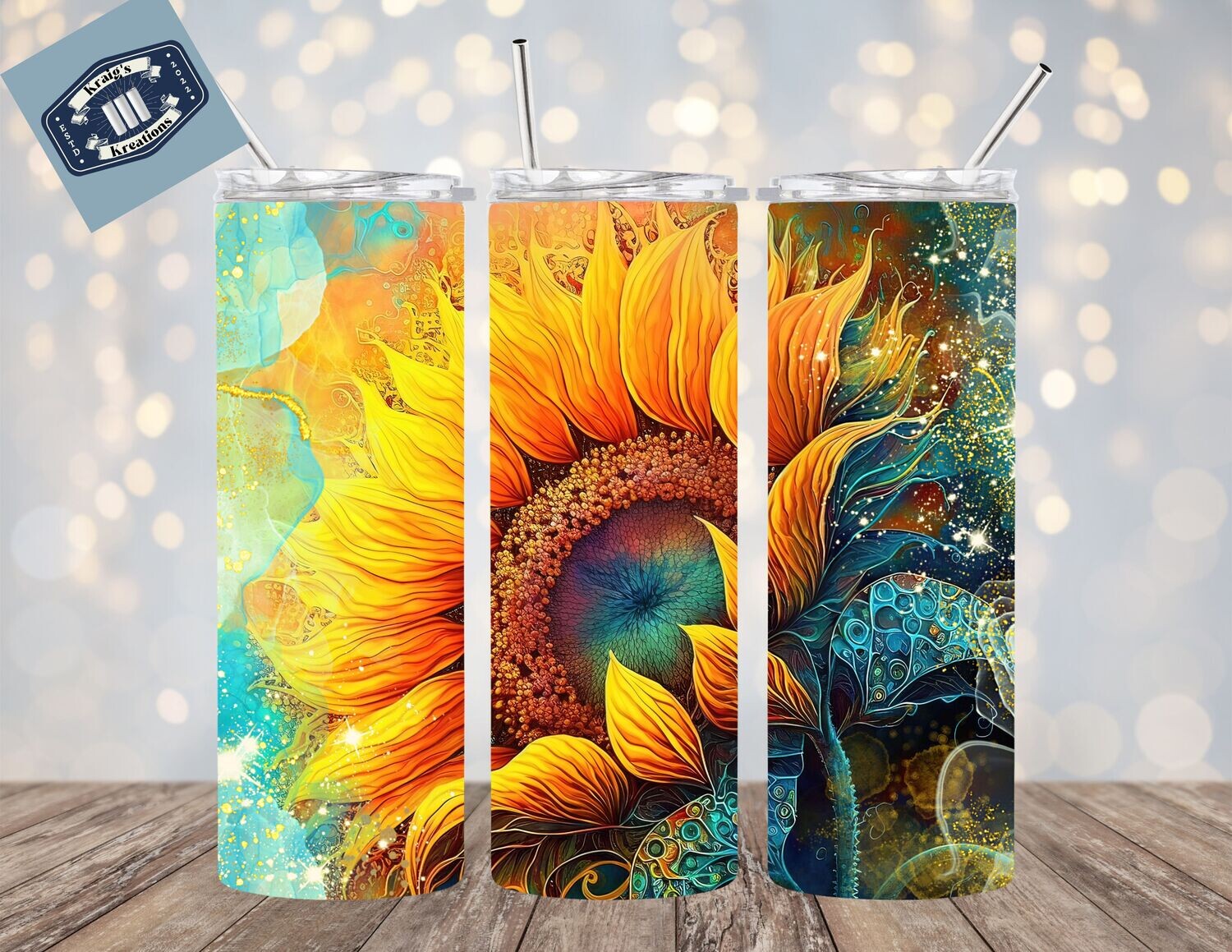 Ink Sunflower