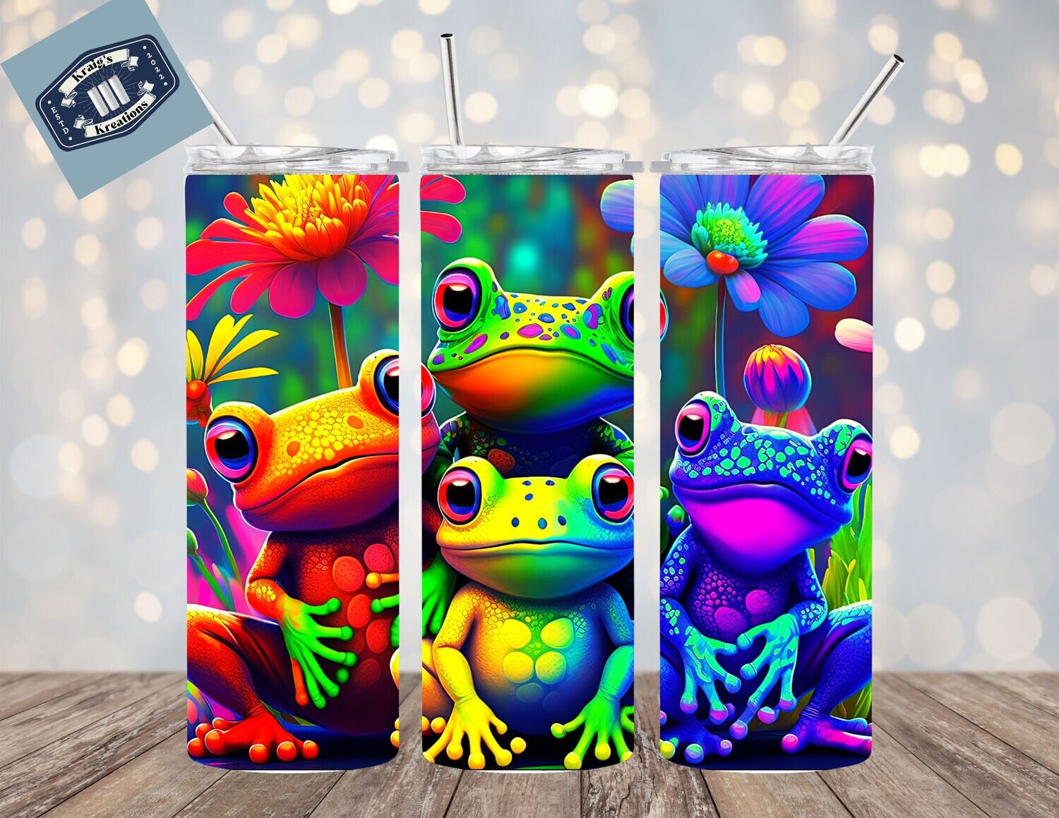 Neon Frogs