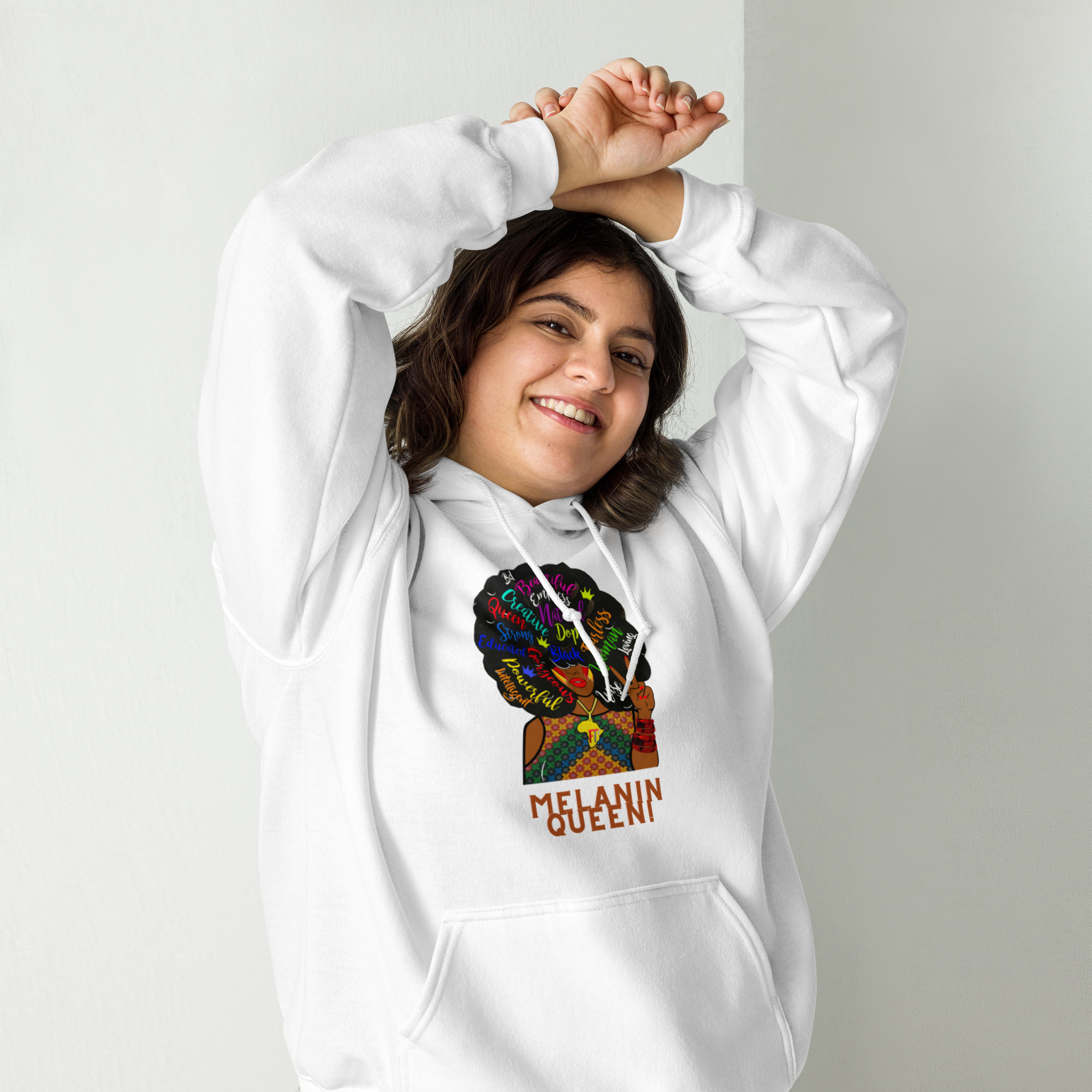 Melanin queen hoodie discount