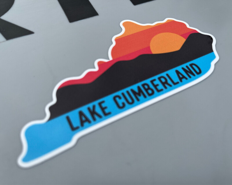 Lake Cumberland sunset - decal