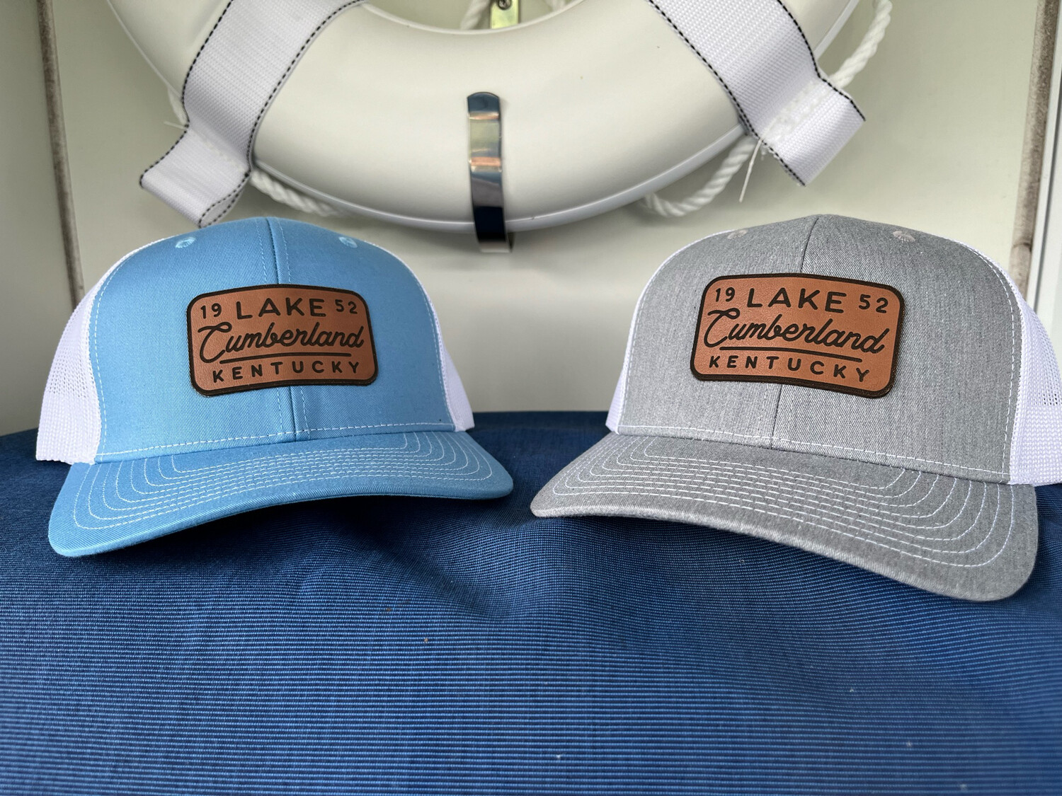 Leather patch (rectangle) hat Leather patch (rectangle) hat