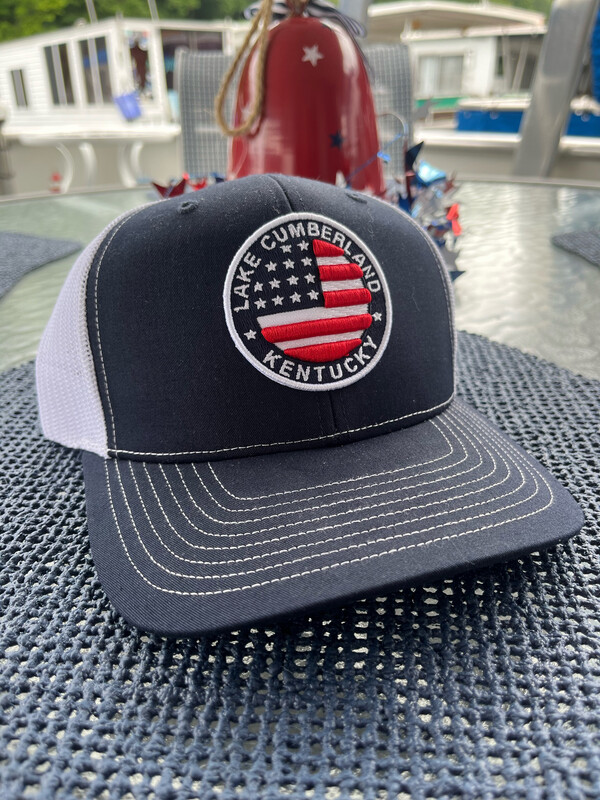 American flag (circle) hat