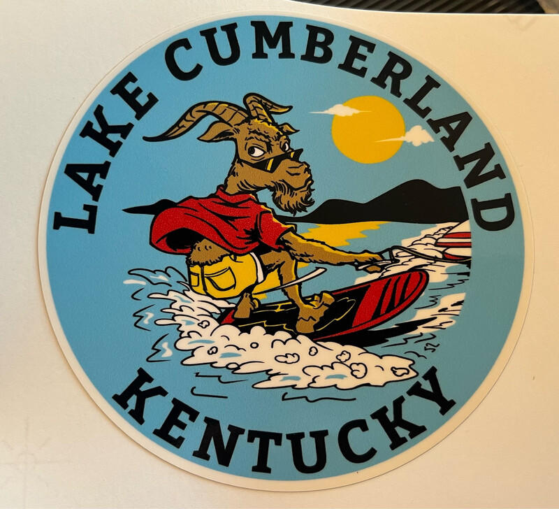 Lake Cumberland goat - decal