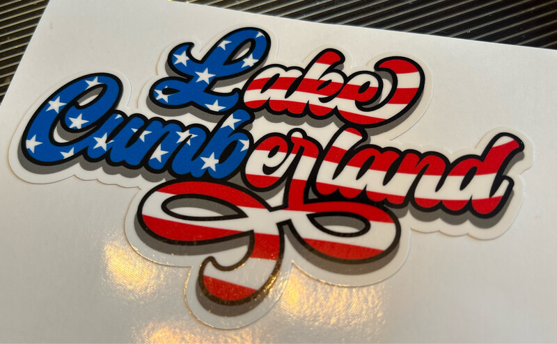 Lake Cumberland Stars and Stripes - decal