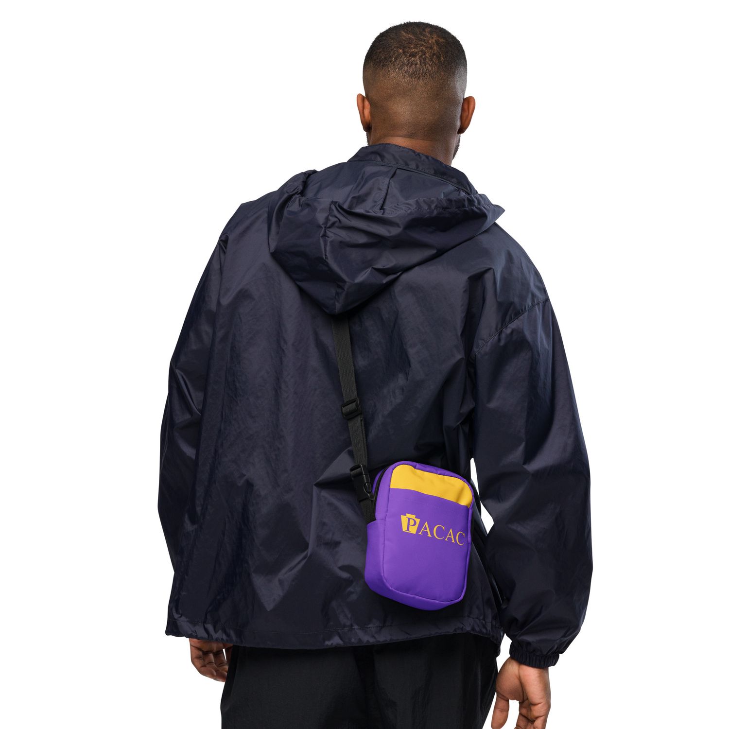 Crossbody in Purple and Gold