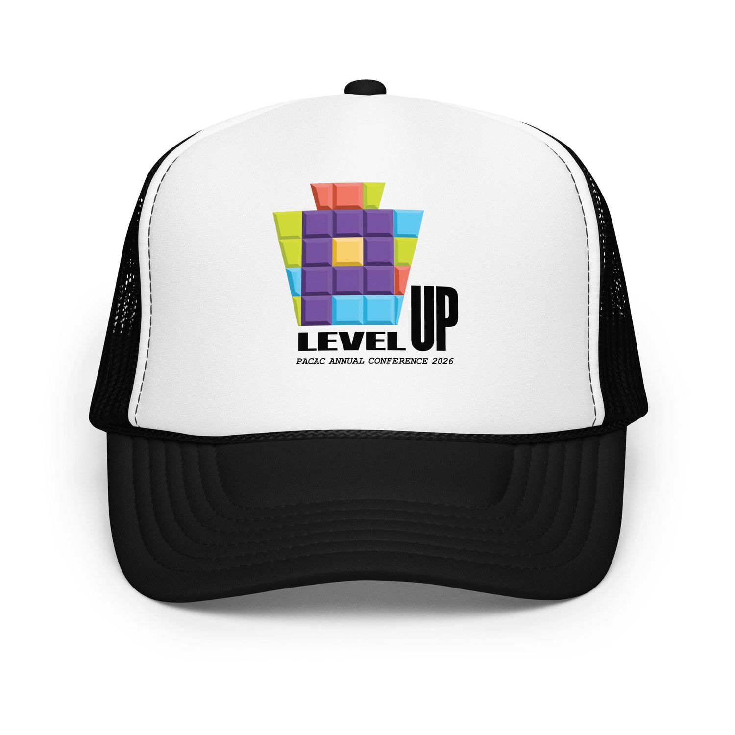 PACAC Conference 2026 - Foam trucker hat (white)