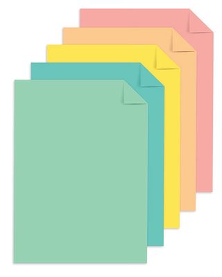 Astrobrights 65lb Cardstock 8.5”x11”PUNCHY PASTEL 20pk