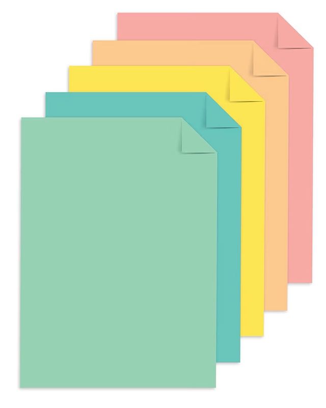 Astrobrights 65lb Cardstock 8.5”x11”PUNCHY PASTEL 20pk