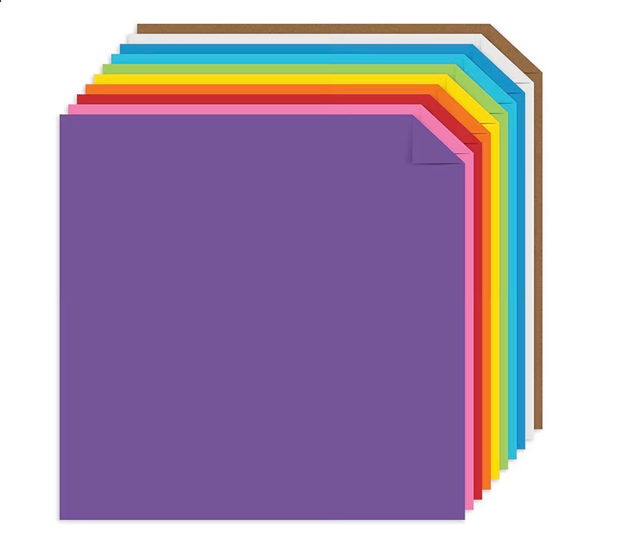 12”x12” 65lb Smooth Cardstock Assorted 10pk