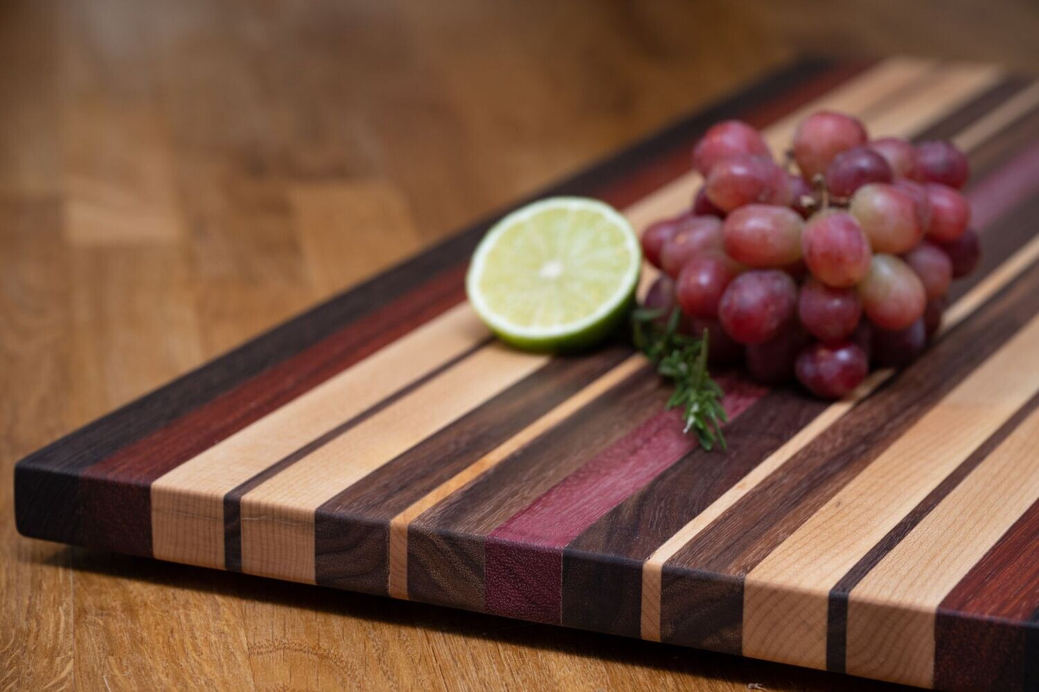 Purple Strip Chopping Board