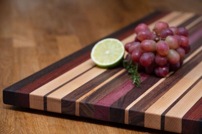 Purple Strip Chopping Board