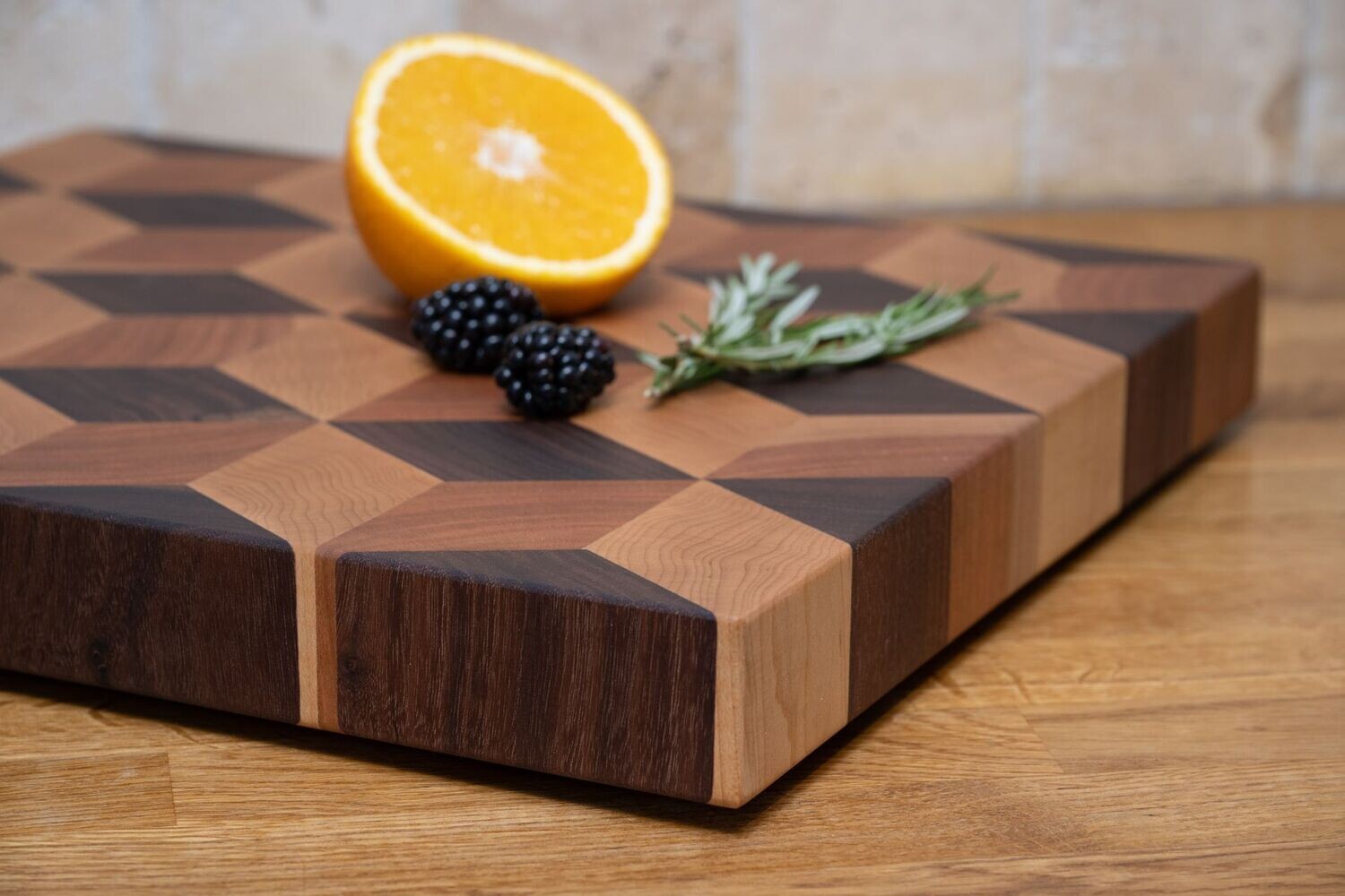 Tumbling Blocks Chopping Board