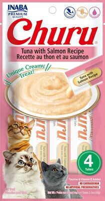 Inaba Ciao Churu Cat Tuna & Salmon Puree 2oz 6/case