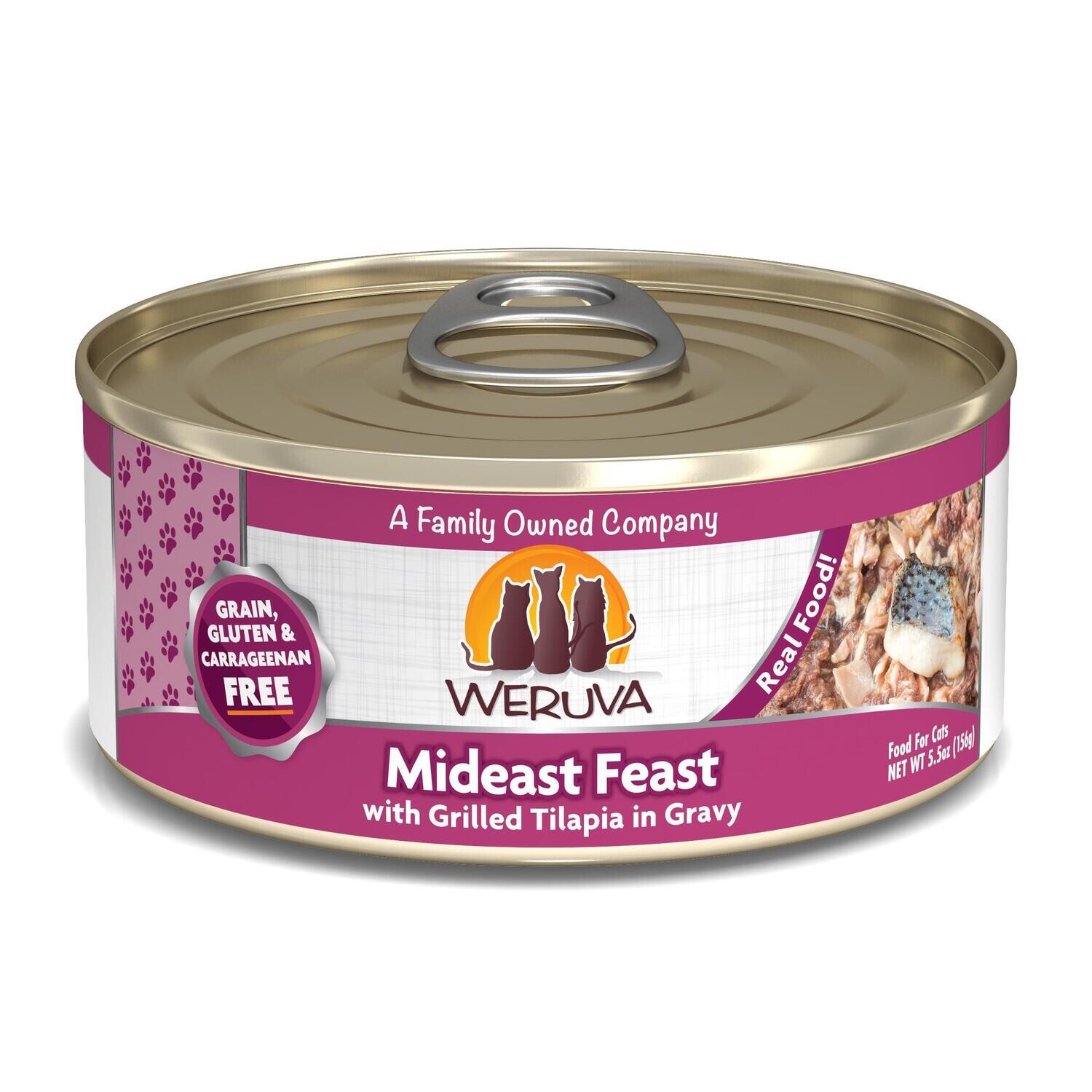Weruva Cat Mideast Feast 5.5oz can 24/case