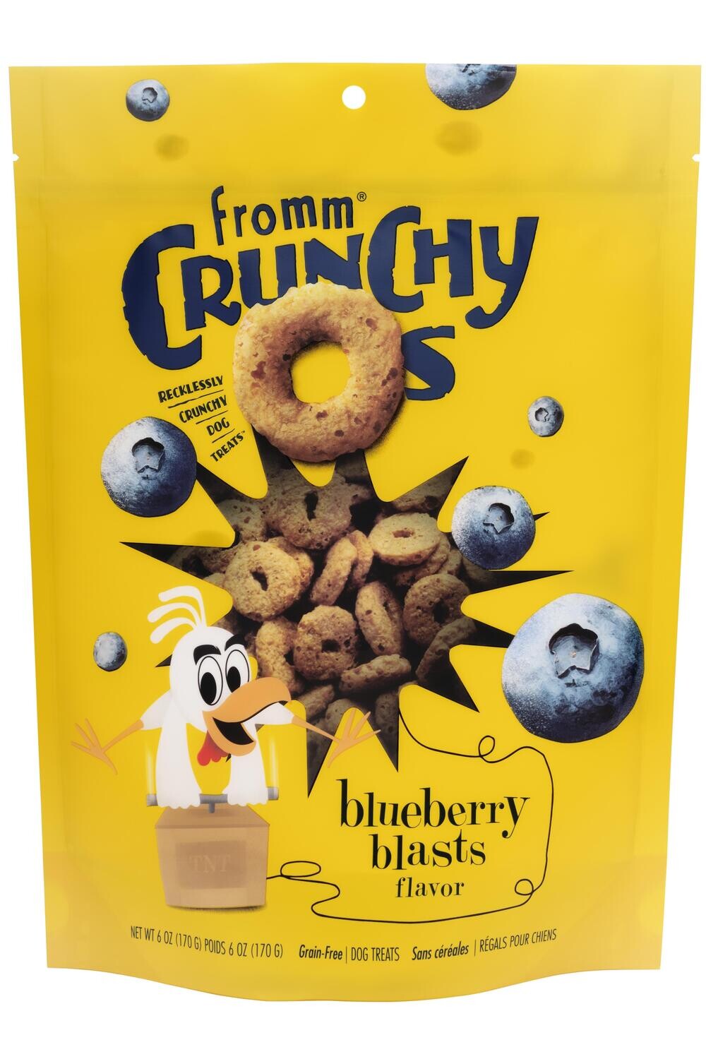 Fromm Crunchy O's Blueberry Blast Grain Free Treat 6oz