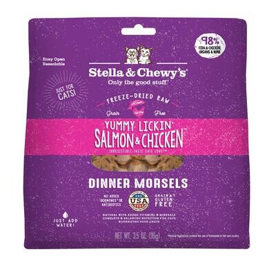 Stella & Chewy's Cat Freeze Dried Yummy Lickin Salmon & Chicken 3.5oz