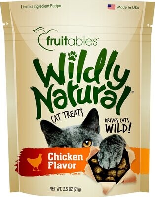 Fruitables Cat Wildly Natural Chicken Treat 2.5oz