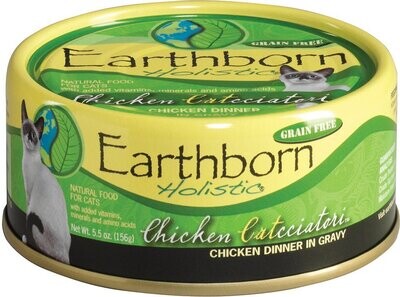Earthborn Holistic Cat Chicken Catcciatori can 5.5oz 24/case