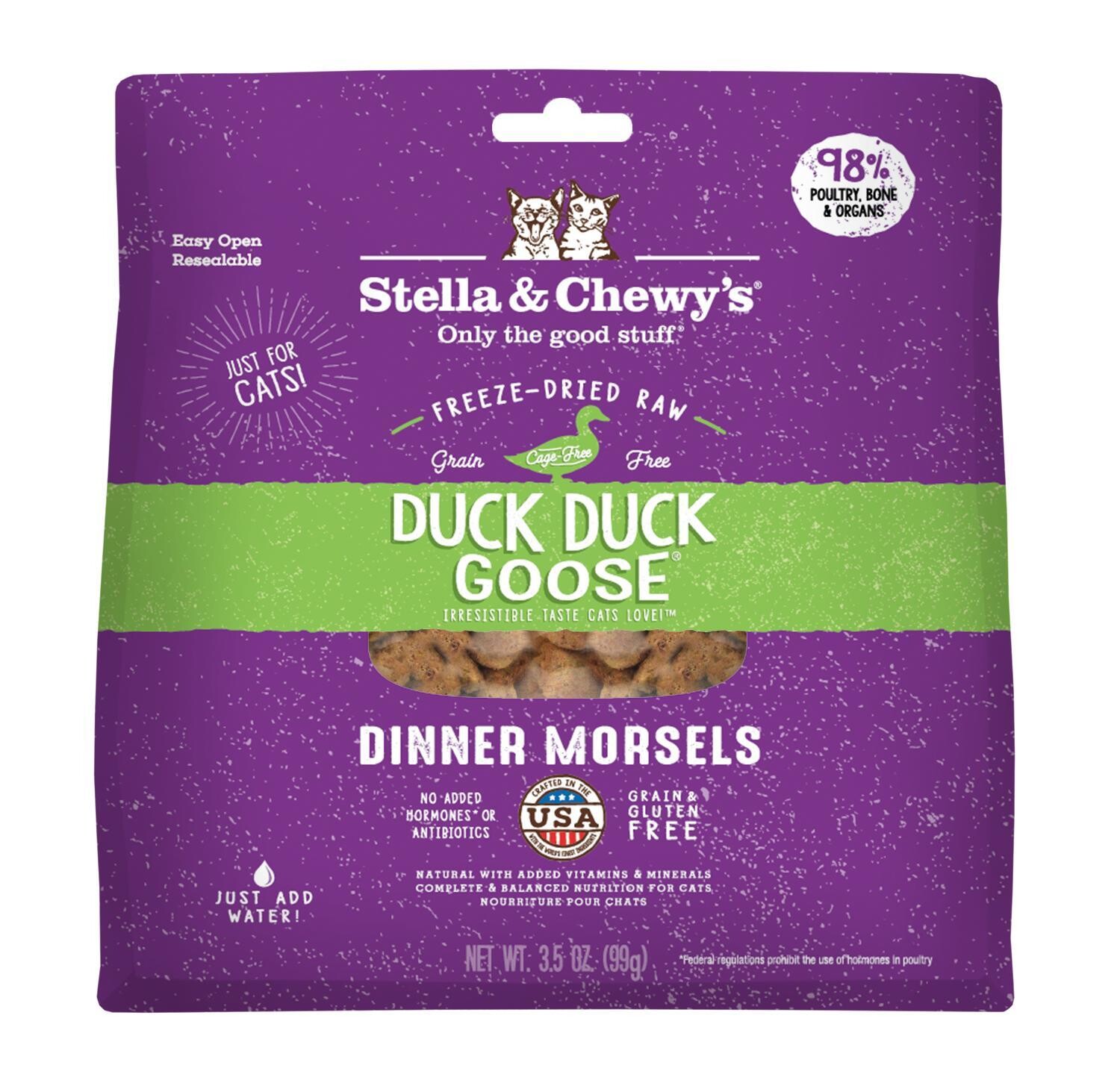 Stella & Chewy's Cat Freeze Dried Duck Duck Goose  3.5oz