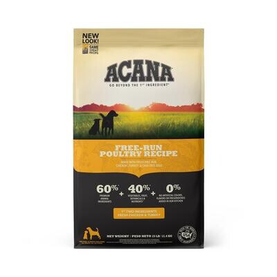 Acana Grain Free Free Run Poultry 25#