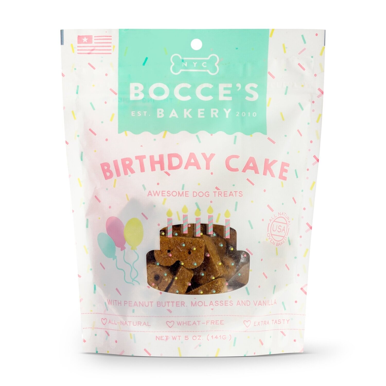 Bocce Bakery Birthday Cake Treat 5oz