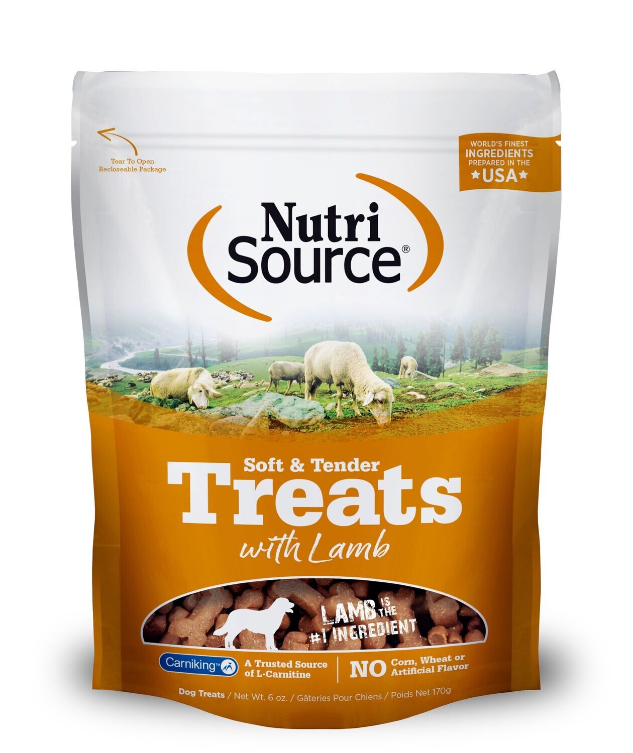 Nutrisource Soft & Tender Lamb Treat 6oz 12/Case