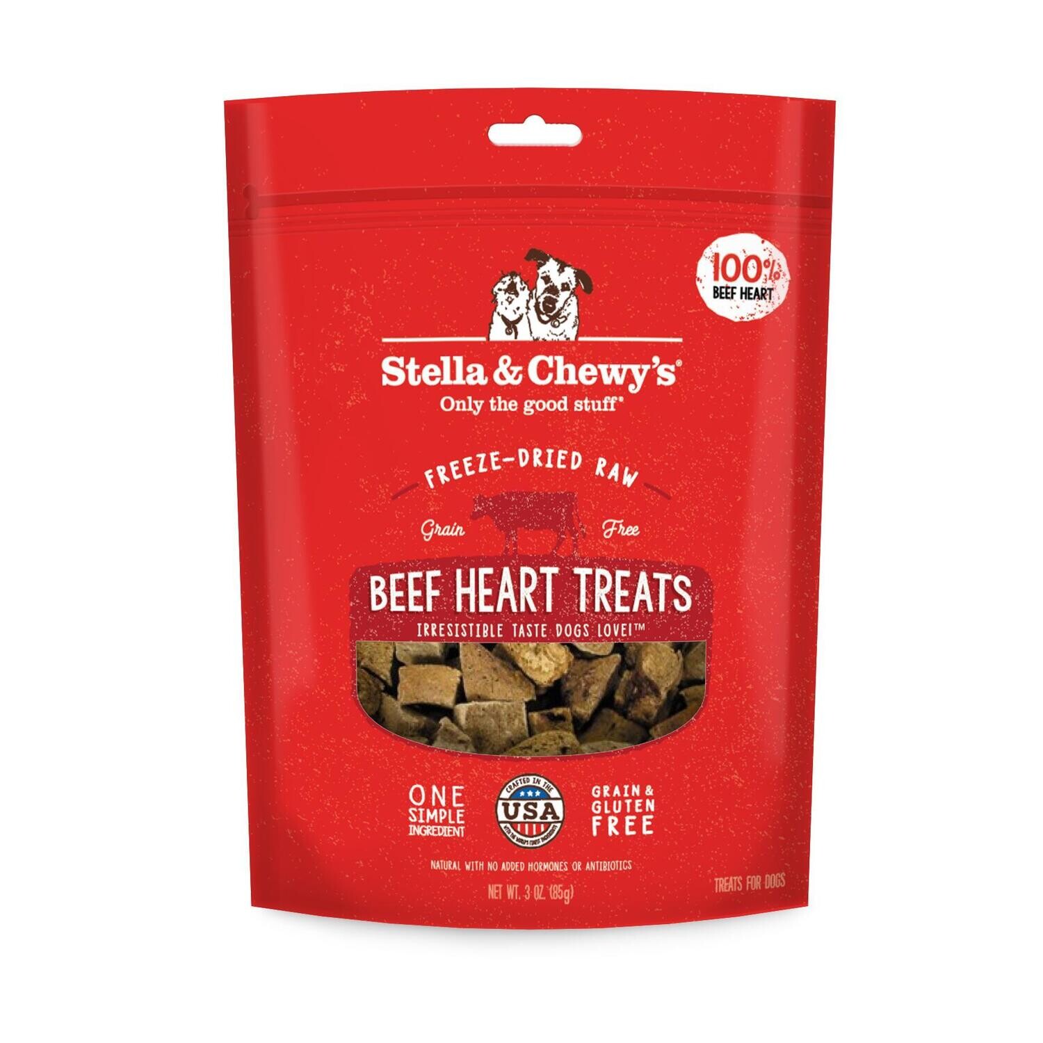 Stella & Chewy's FD Beef Heart Treat 3oz
