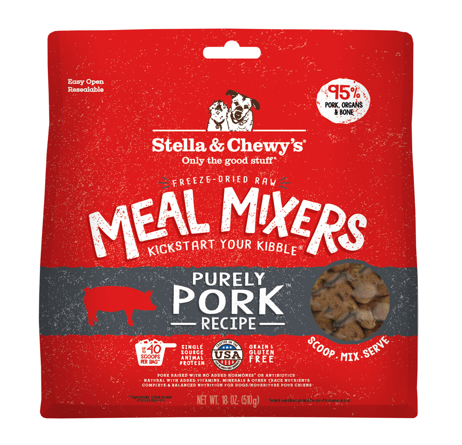 Stella & Chewy's FD Meal Mixers Pork 3.5oz