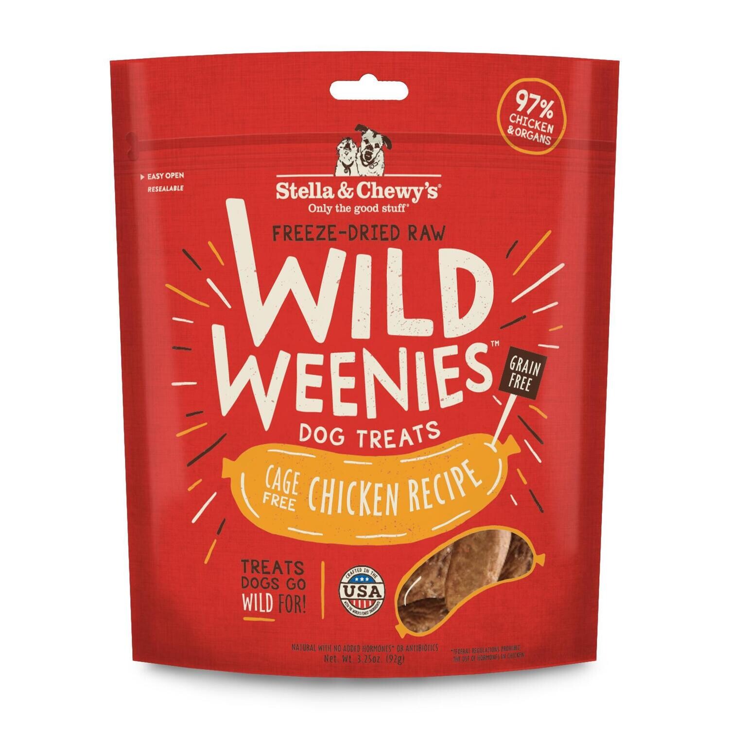 Stella & Chewy's Wild Weenies Chicken 3.25oz