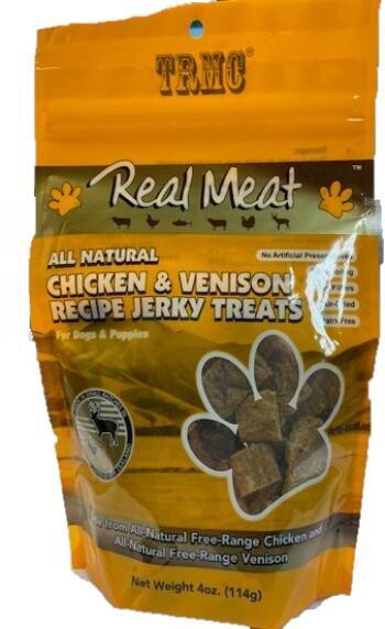 Real Meat Chicken & Venison Treat 4oz