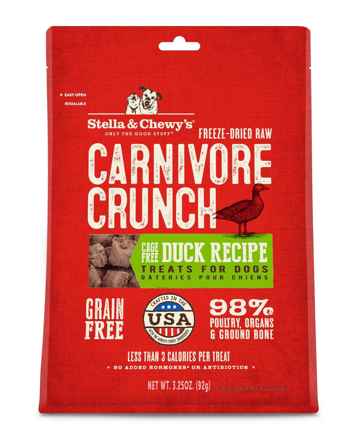 Stella & Chewy's Carnivore Crunch Duck Treat (S)