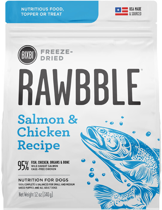 Bixbi Rawbble FD Salmon & Chicken 4.5oz