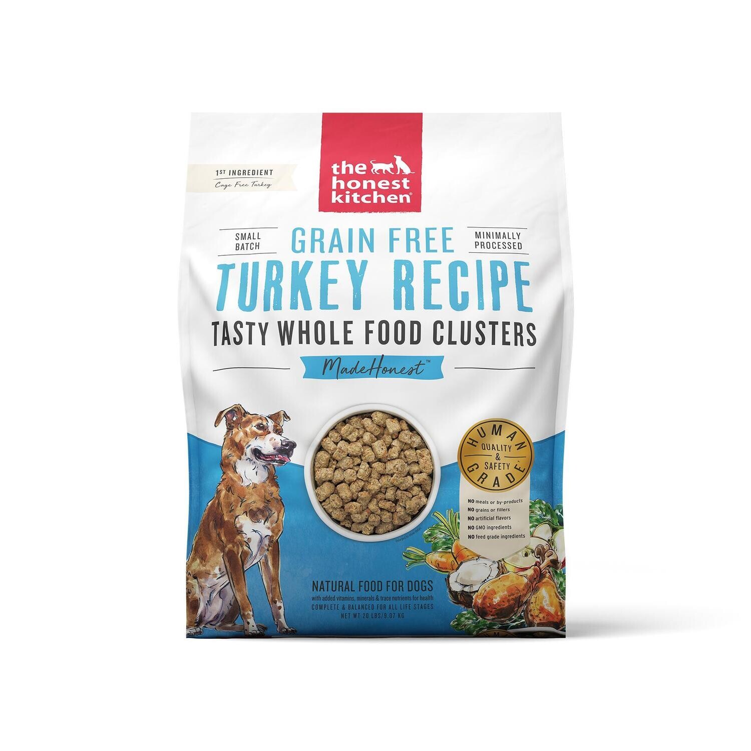 The Honest Kitchen Clusters Grain Free Turkey 20#