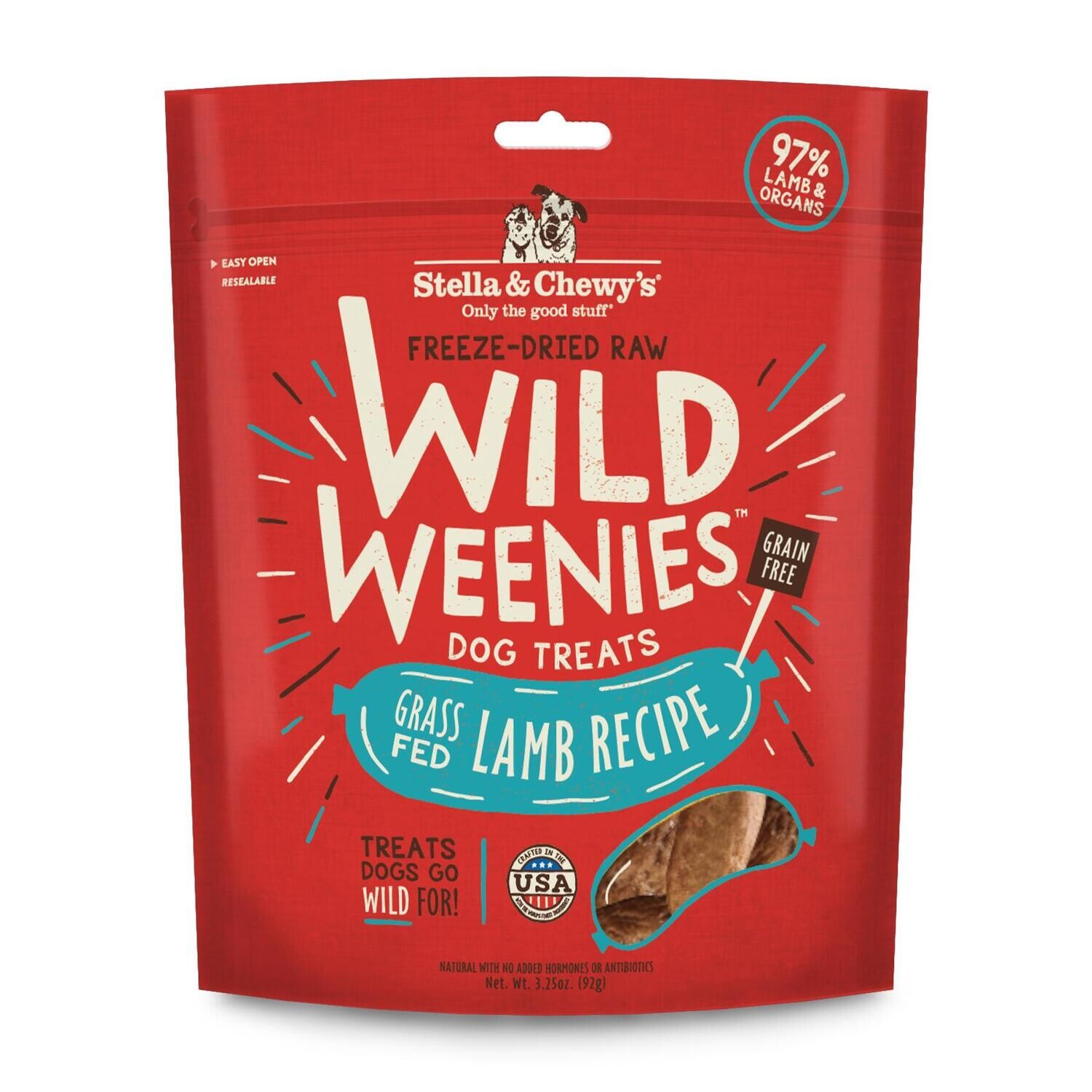 Stella & Chewy's Wild Weenies Lamb 3.25oz