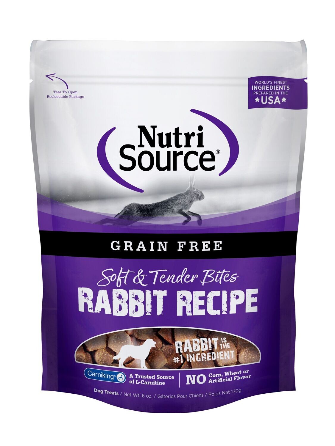 Nutrisource GF Rabbit Bites 6oz